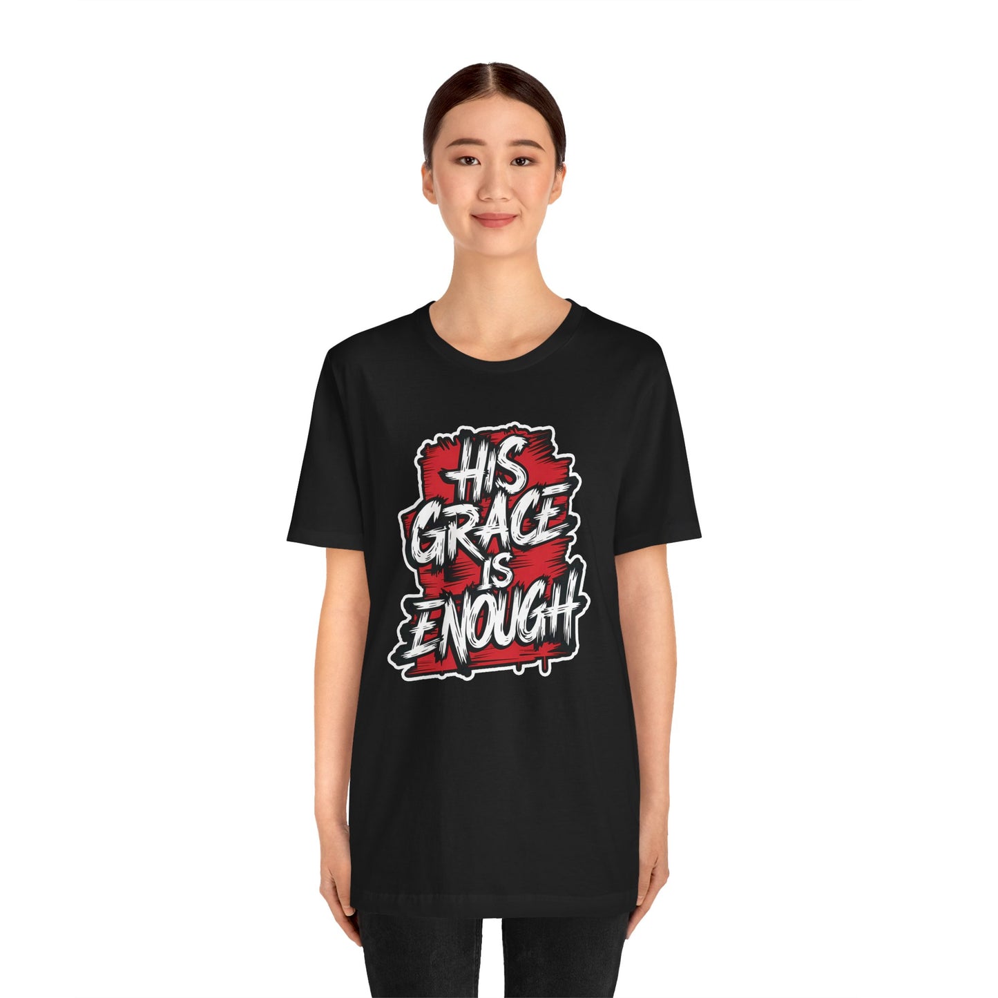 His Grace is Enough - Short Sleeve Tee