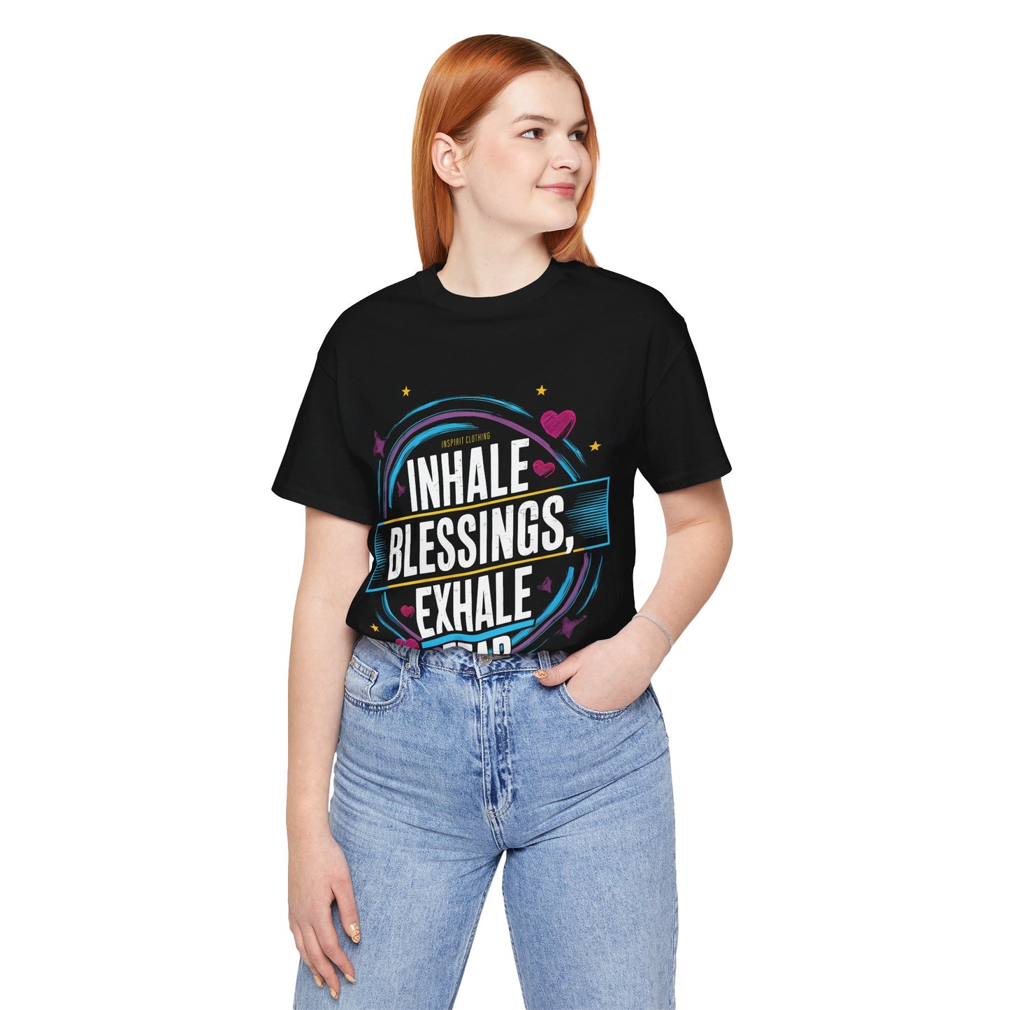 Inhale Blessing, Exhale Fear - Short Sleeve Tee