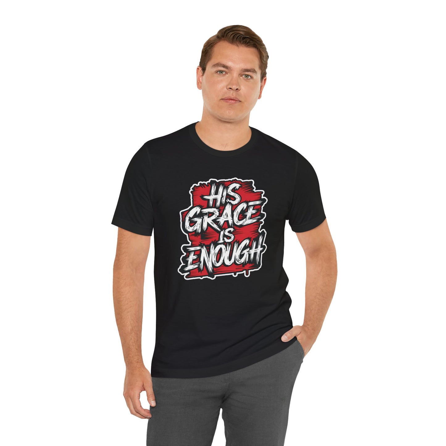 His Grace is Enough - Short Sleeve Tee