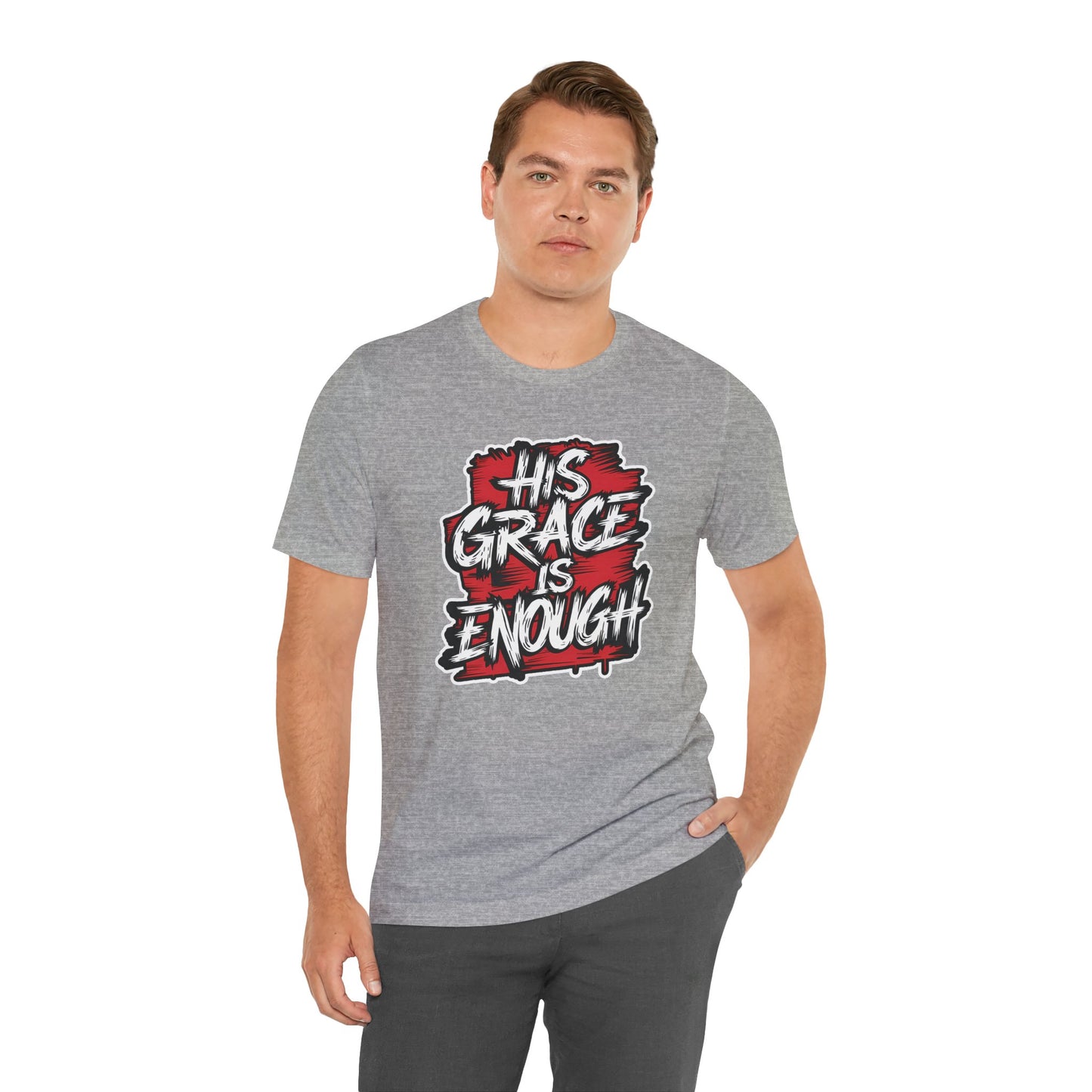 His Grace is Enough - Short Sleeve Tee
