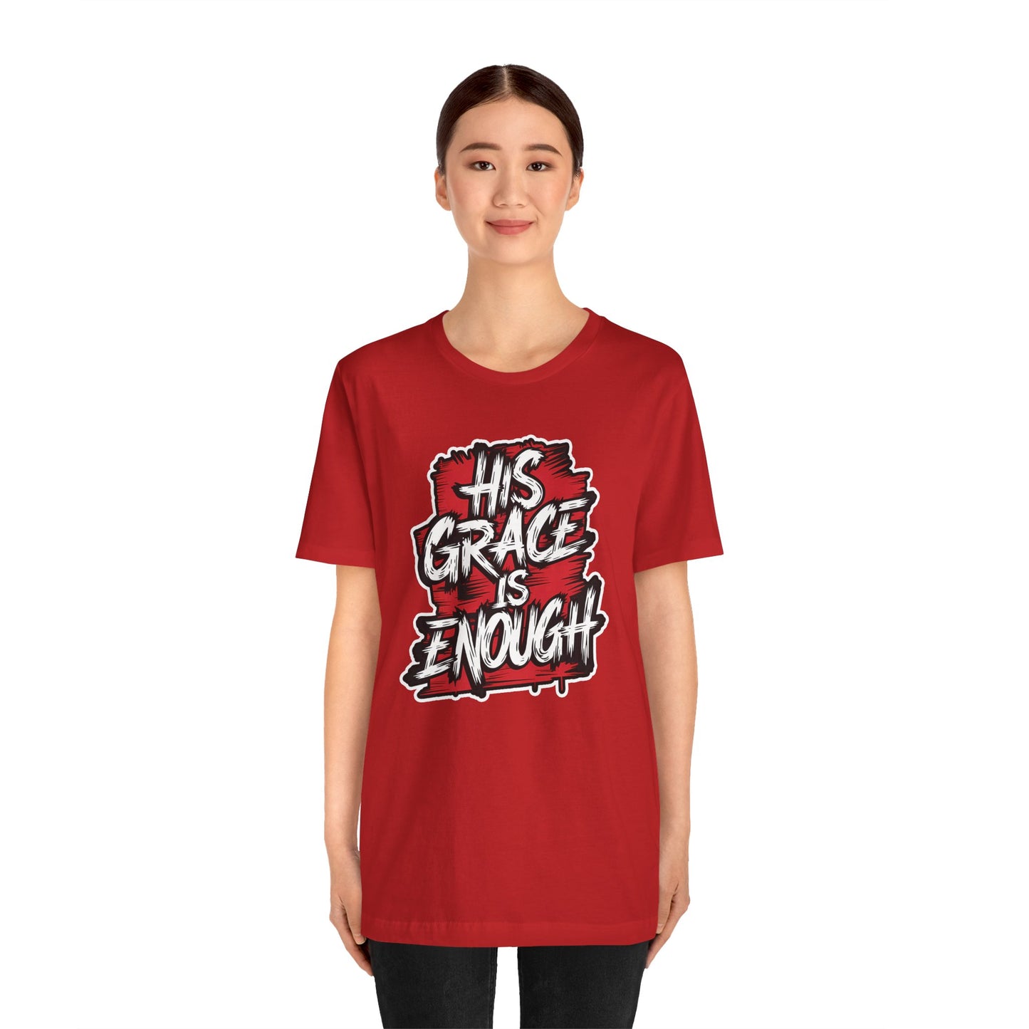 His Grace is Enough - Short Sleeve Tee
