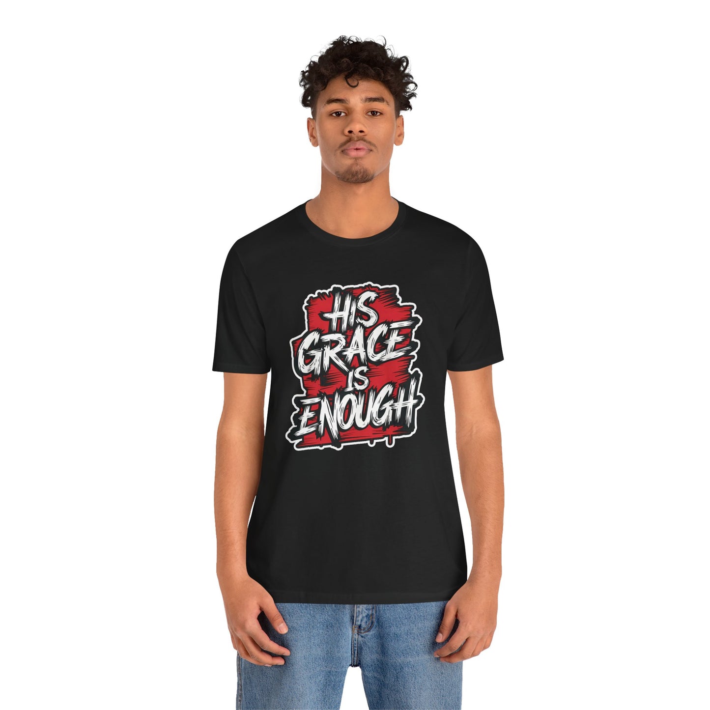 His Grace is Enough - Short Sleeve Tee