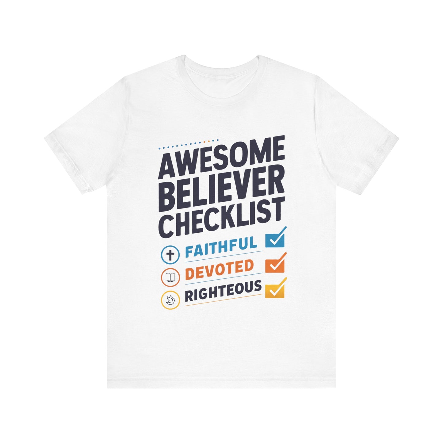 Awesome Believer Checklist - Short Sleeve Tee