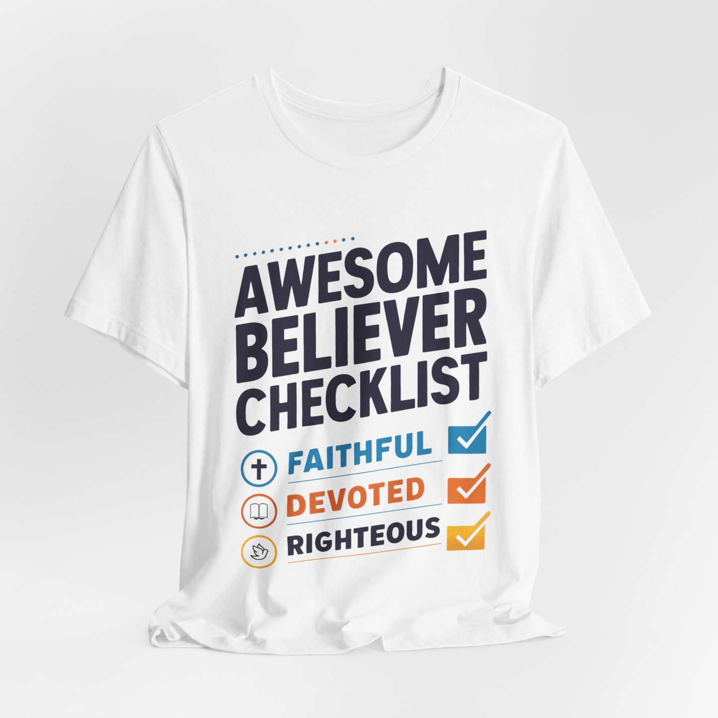 Awesome Believer Checklist - Short Sleeve Tee