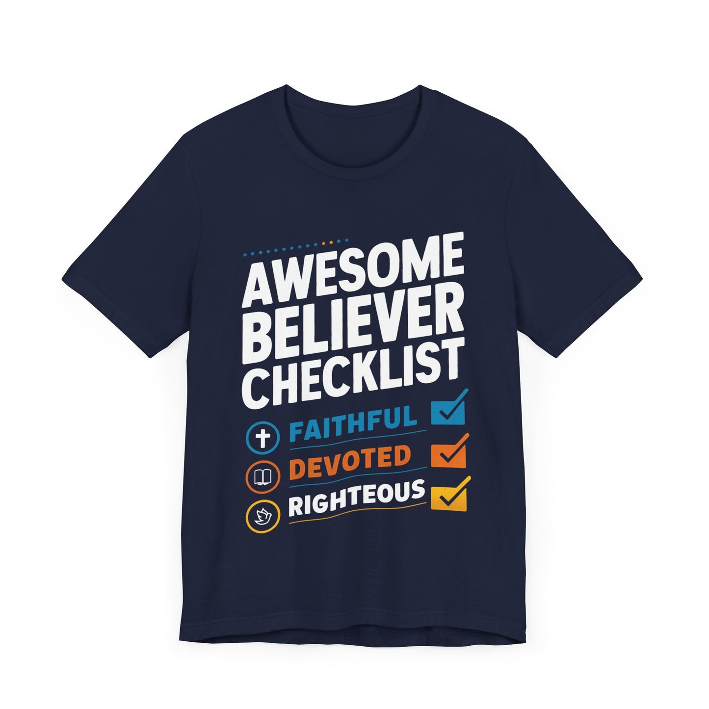 Awesome Believer Checklist - Short Sleeve Tee