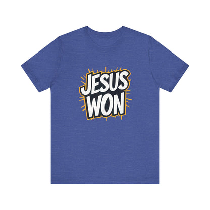 Jesus Won - Short Sleeve Tee