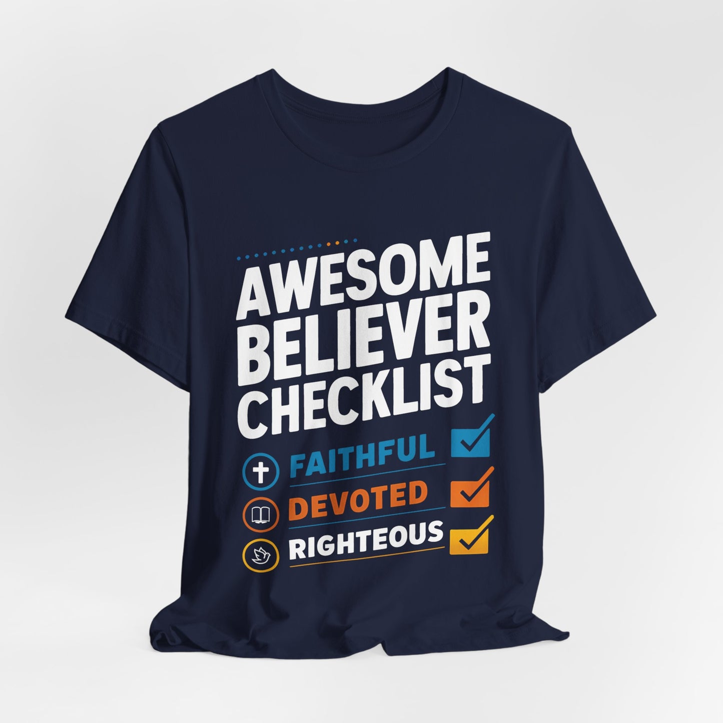 Awesome Believer Checklist - Short Sleeve Tee