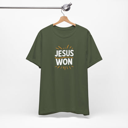 Jesus Won - Short Sleeve Tee