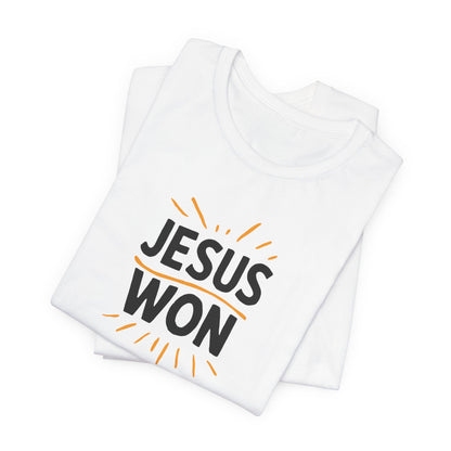 Jesus Won - Short Sleeve Tee