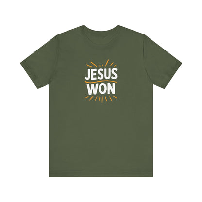 Jesus Won - Short Sleeve Tee
