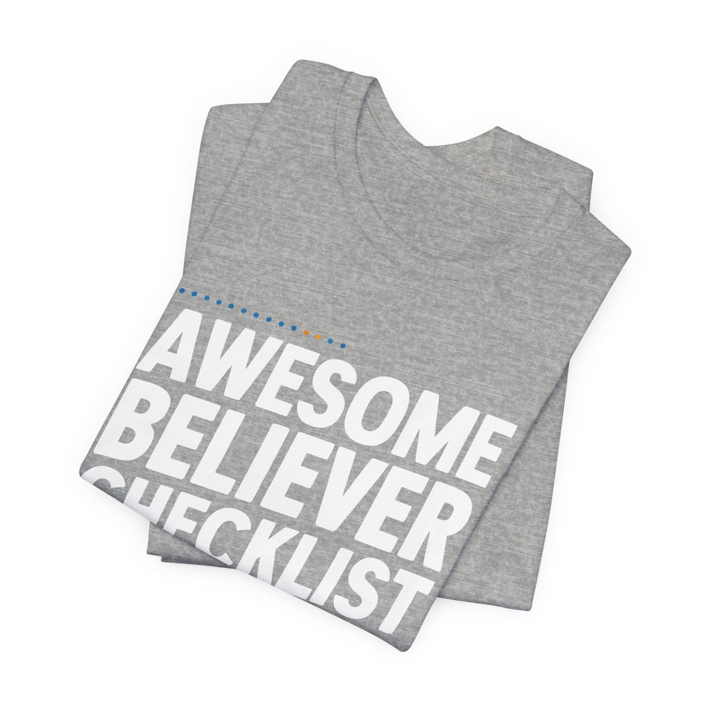 Awesome Believer Checklist - Short Sleeve Tee