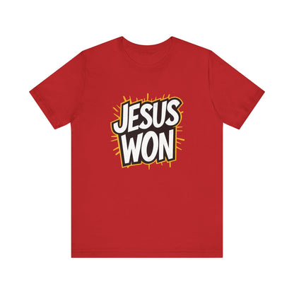 Jesus Won - Short Sleeve Tee