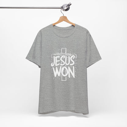 Jesus Won - Short Sleeve Tee