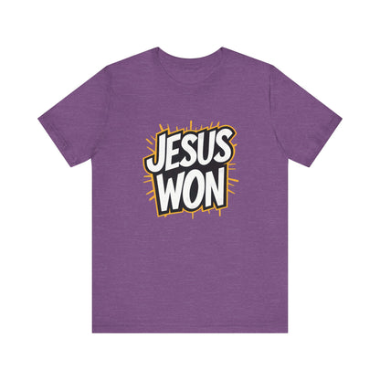 Jesus Won - Short Sleeve Tee