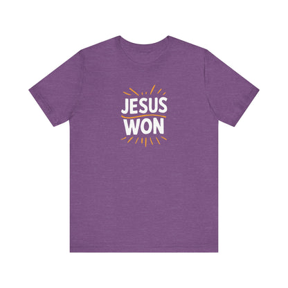 Jesus Won - Short Sleeve Tee