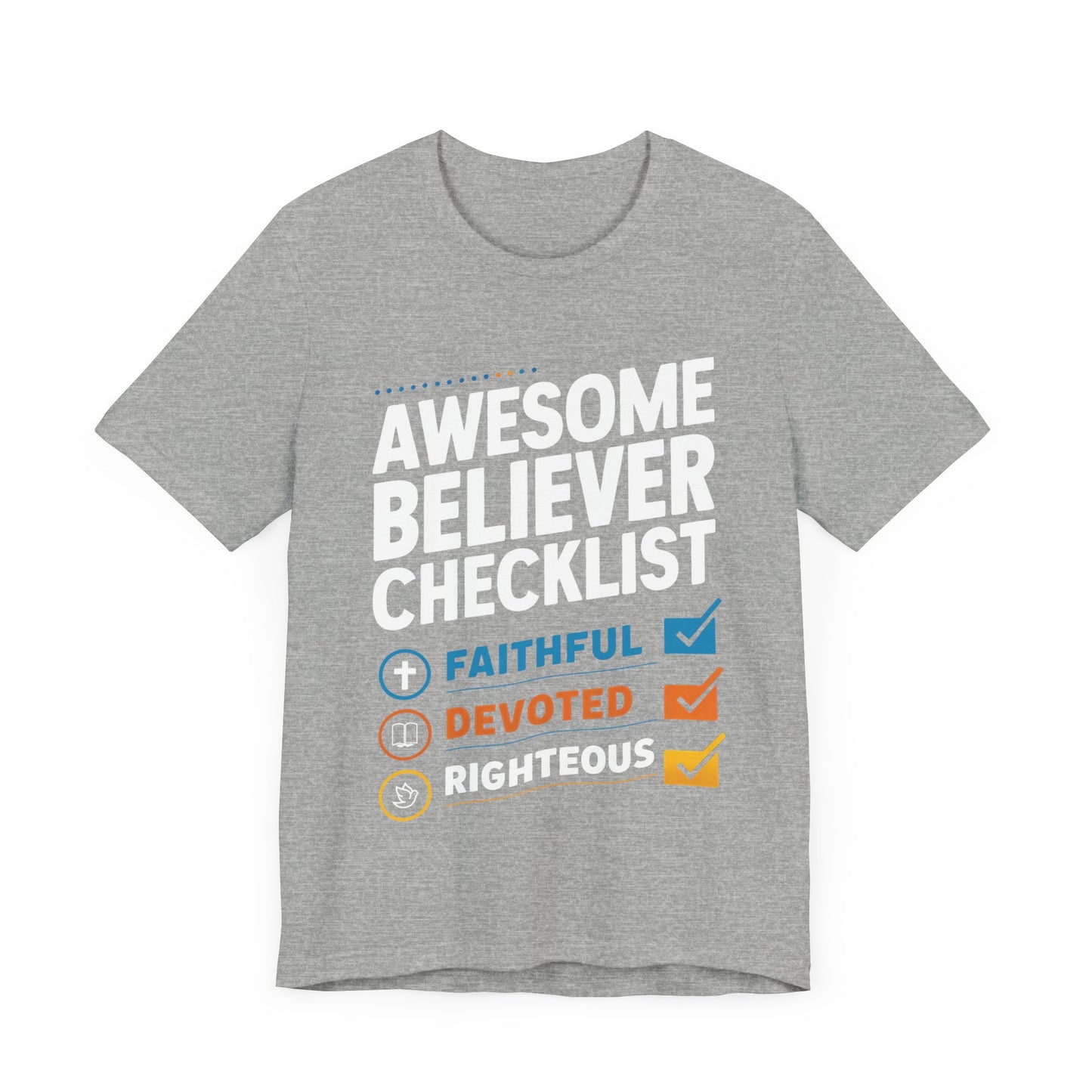 Awesome Believer Checklist - Short Sleeve Tee