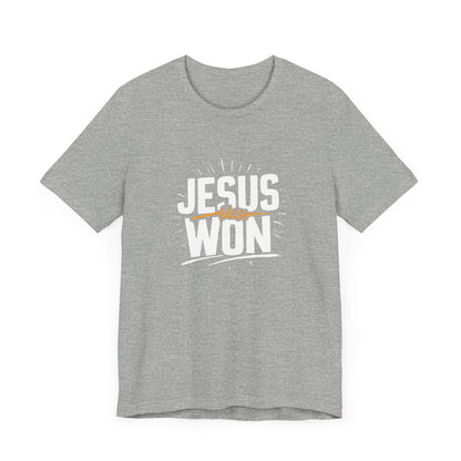Jesus Won - Short Sleeve Tee