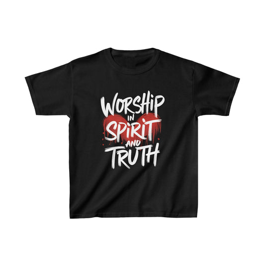 Worship In Spirit & Truth - Kids Heavy Cotton™ Tee