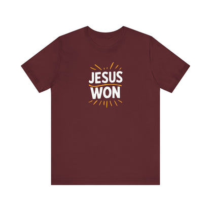 Jesus Won - Short Sleeve Tee