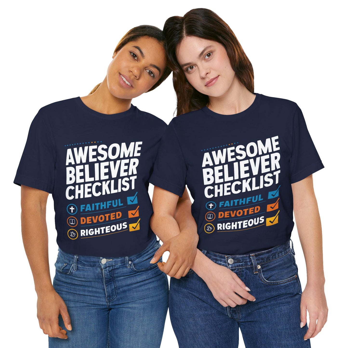 Awesome Believer Checklist - Short Sleeve Tee