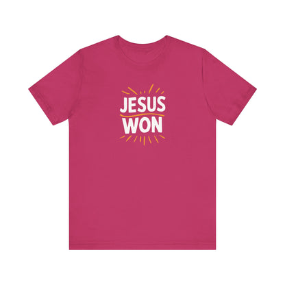 Jesus Won - Short Sleeve Tee