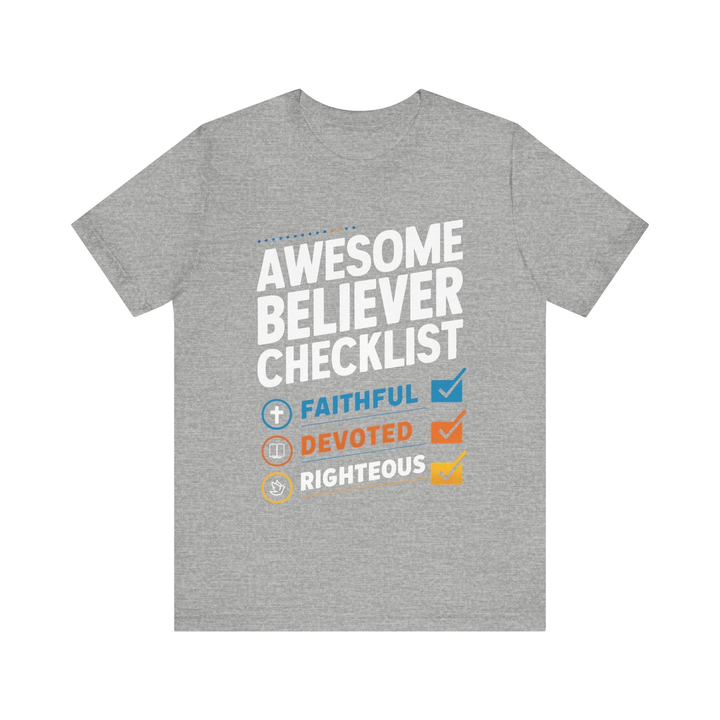 Awesome Believer Checklist - Short Sleeve Tee