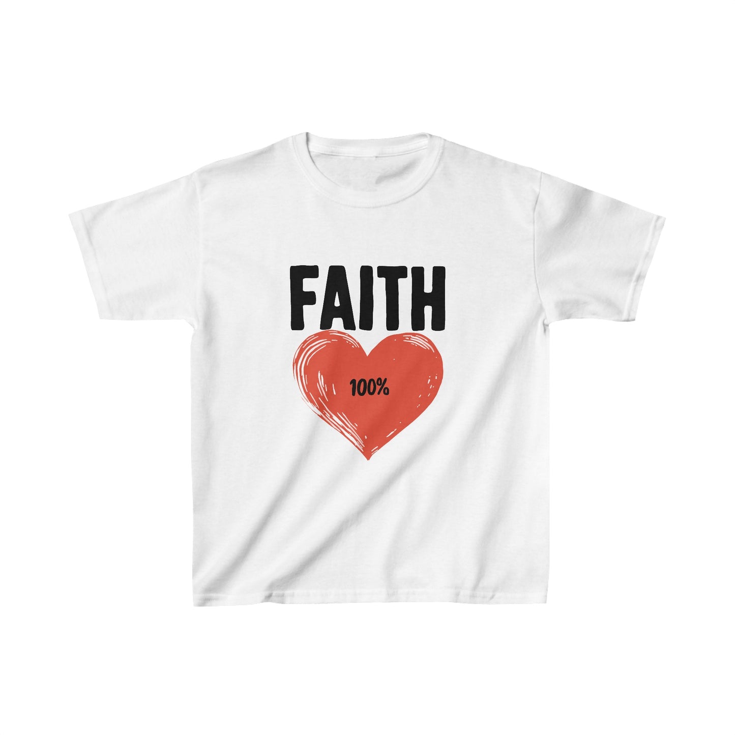 Faith 100% - Kids Heavy Cotton™ Tee