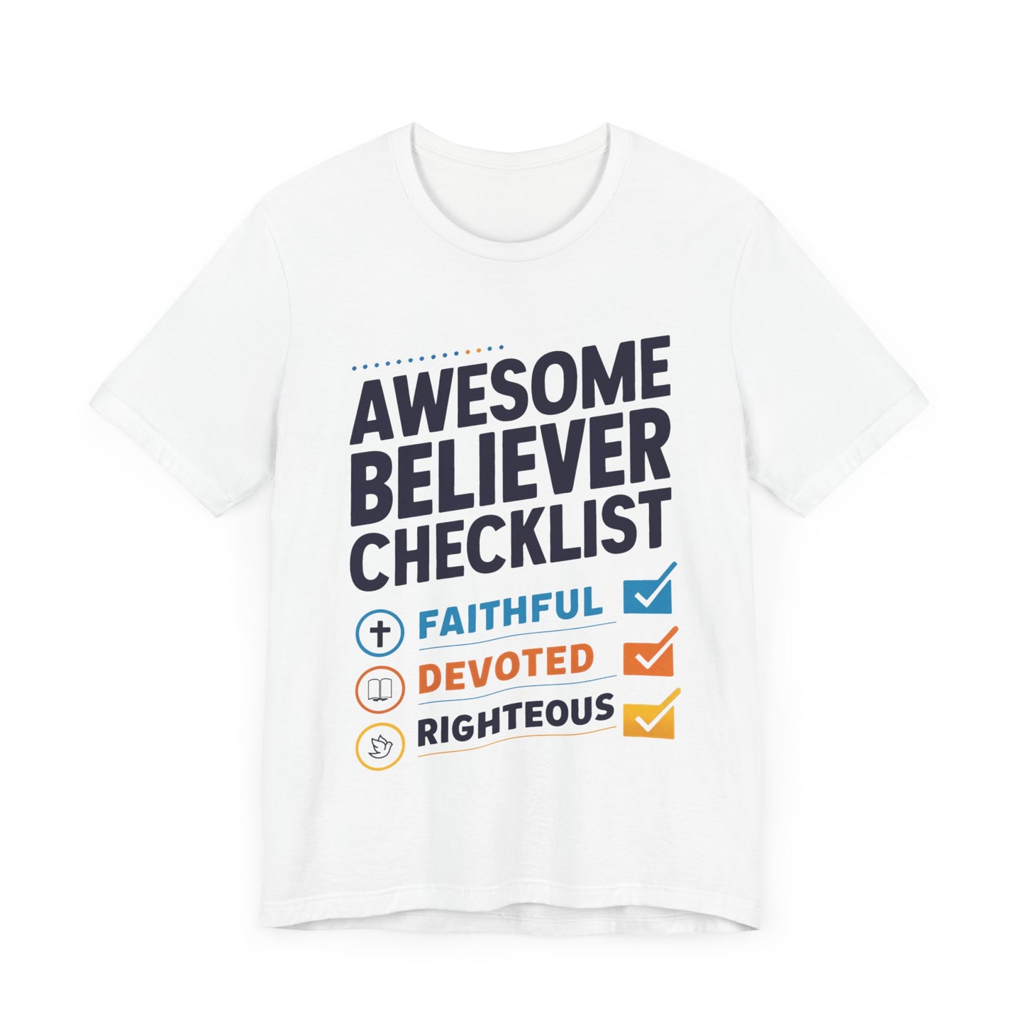 Awesome Believer Checklist - Short Sleeve Tee