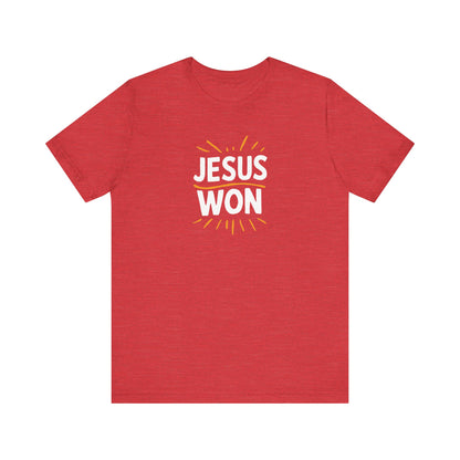 Jesus Won - Short Sleeve Tee
