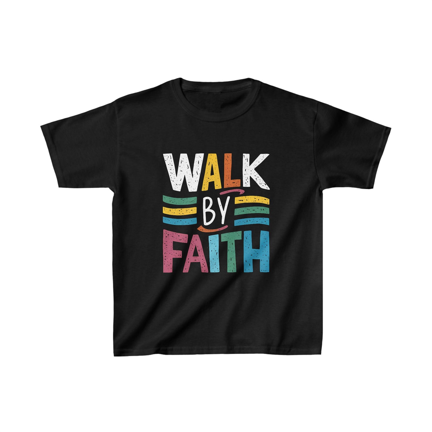 Walk by Faith - Kids Heavy Cotton™ Tee