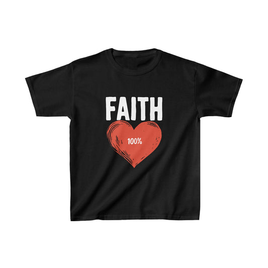 Faith 100% - Kids Heavy Cotton™ Tee